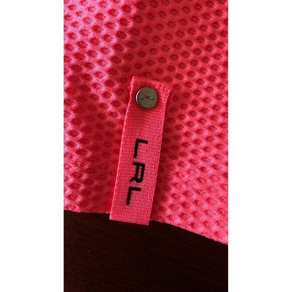 Lauren Ralph Lauren Black Label Quarter Zip Waffle Knit Long Sleeve Top, Sz XL - Picture 8 of 8